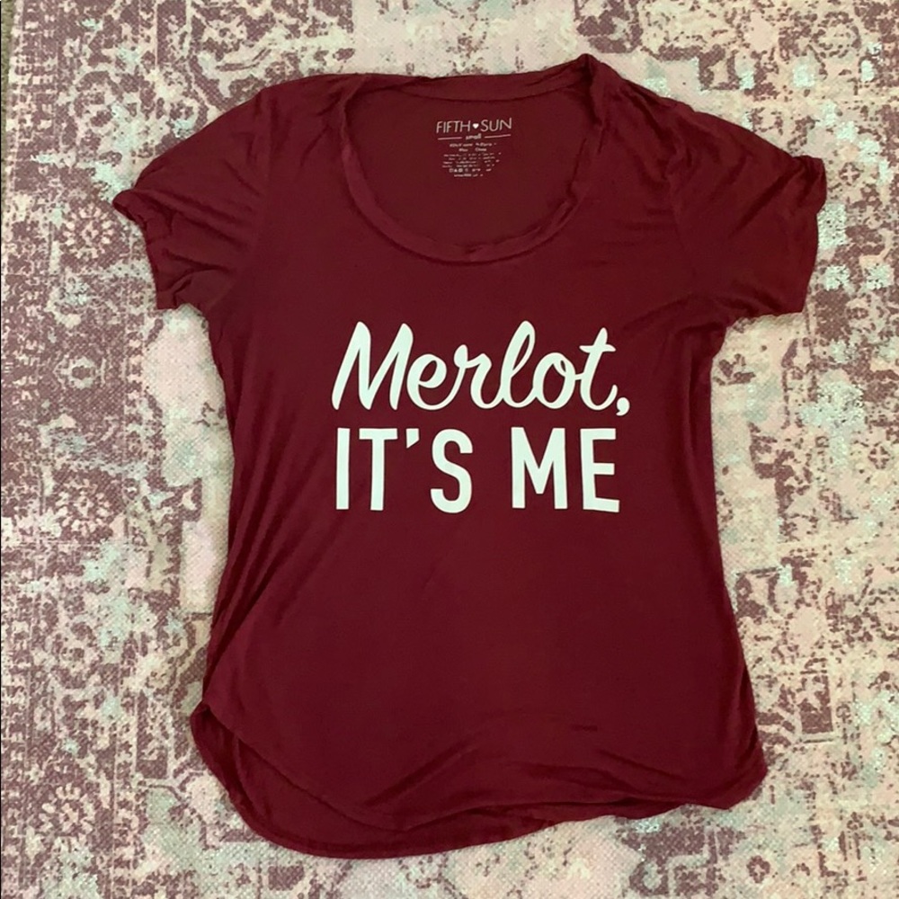 ‘Merlot it’s Me’ Wine Tee